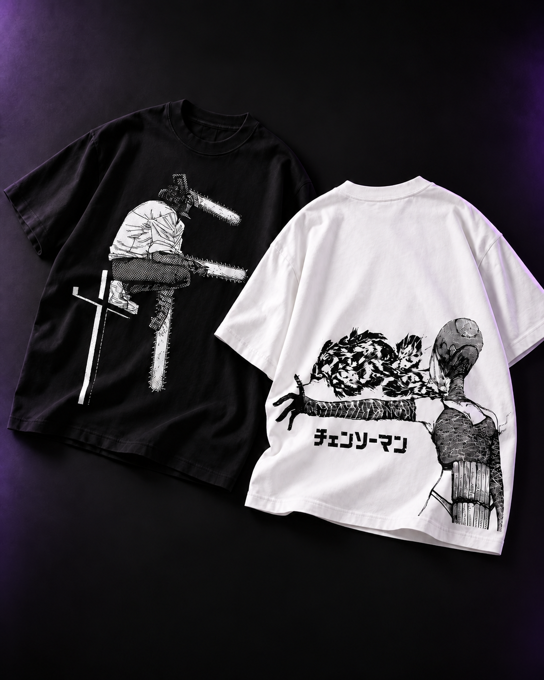 2 camisas Black Cat con diseños de ejemplo para BOX 2